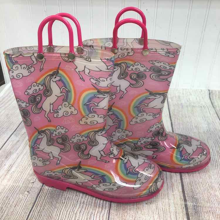 Storm Kidz Pink Size 2 Girls Rain Boots