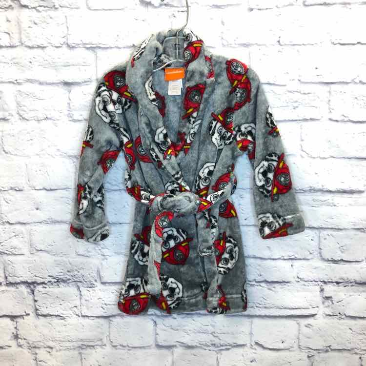 Paw Patrol Gray Size 2T Boys Bathrobe