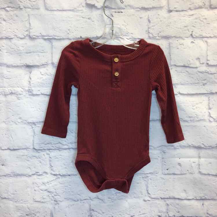 Cat & Jack Maroon Size 6-9 Months Boys Bodysuit