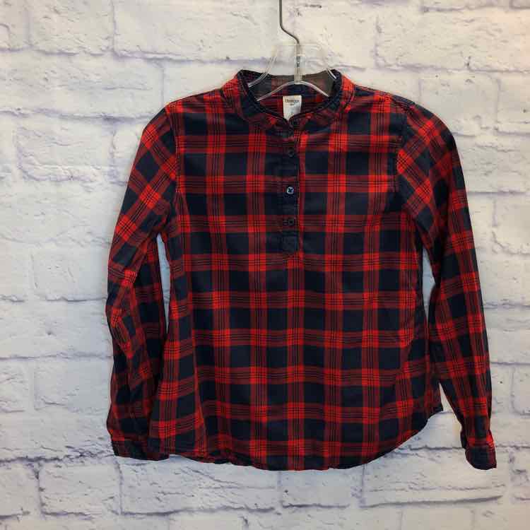 Oshkosh Red Size 7 Girls Long Sleeve Shirt