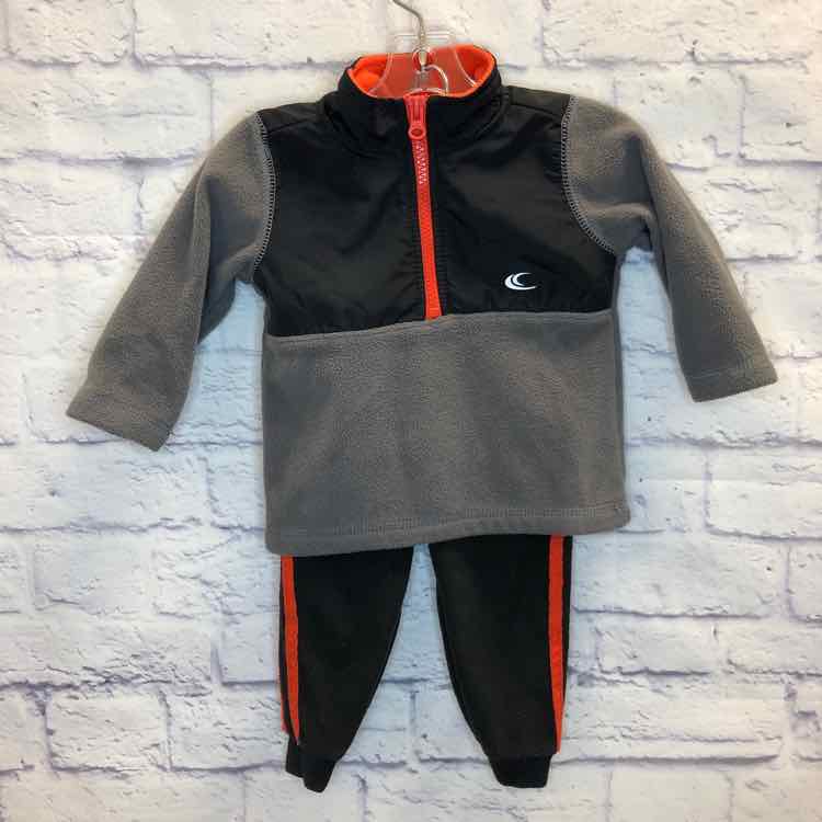 Carters Gray Size 12 Months Boys 2 Piece Outfit