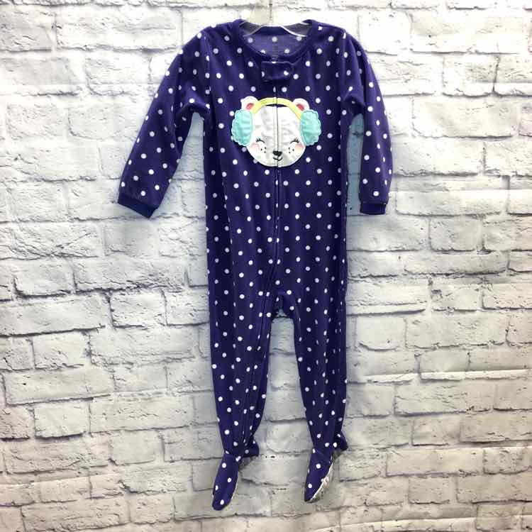 Carters Purple Size 3T Fleece Girls Sleeper