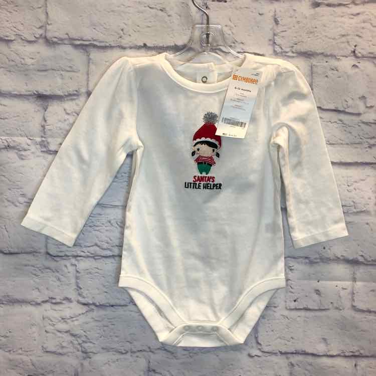 Gymboree White Size 6-12 months Girls Bodysuit