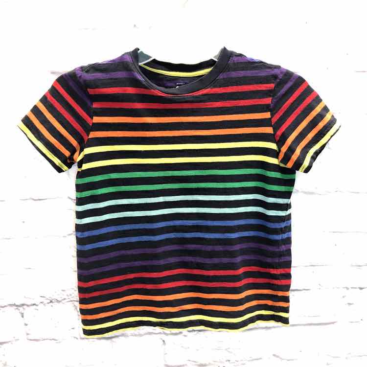 Primary Stripe Size 10 Girls Short Sleeve Shirt