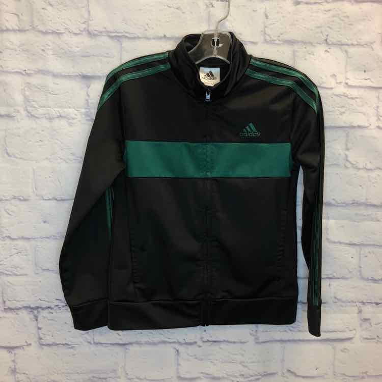 Adidas Black Size 7 Boys Coat/Jacket