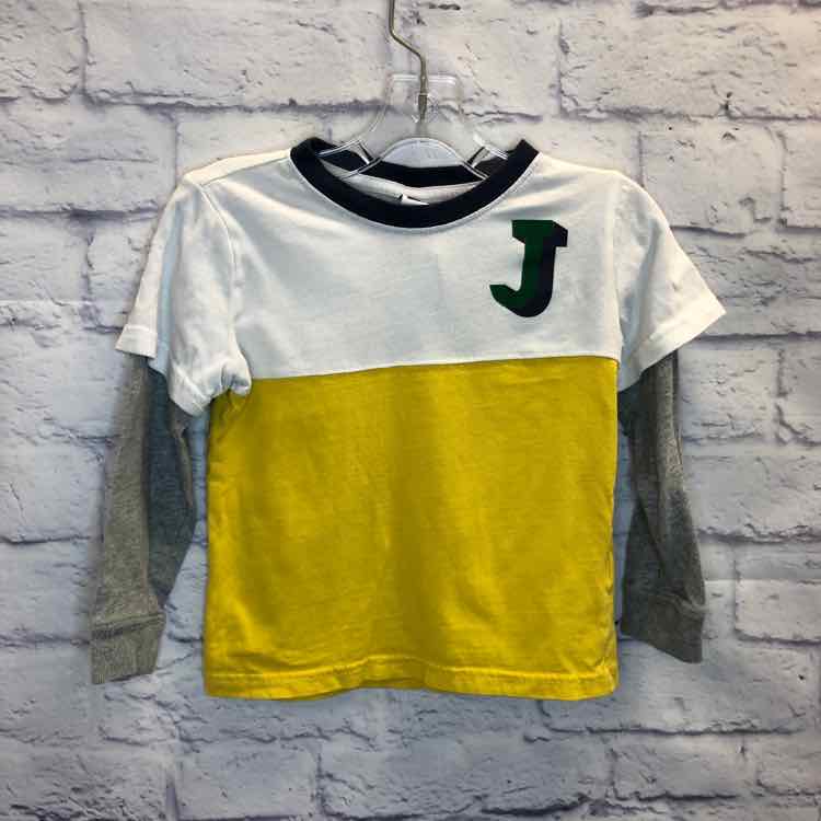 Janie & Jack Yellow Size 2T Boys Long Sleeve Shirt