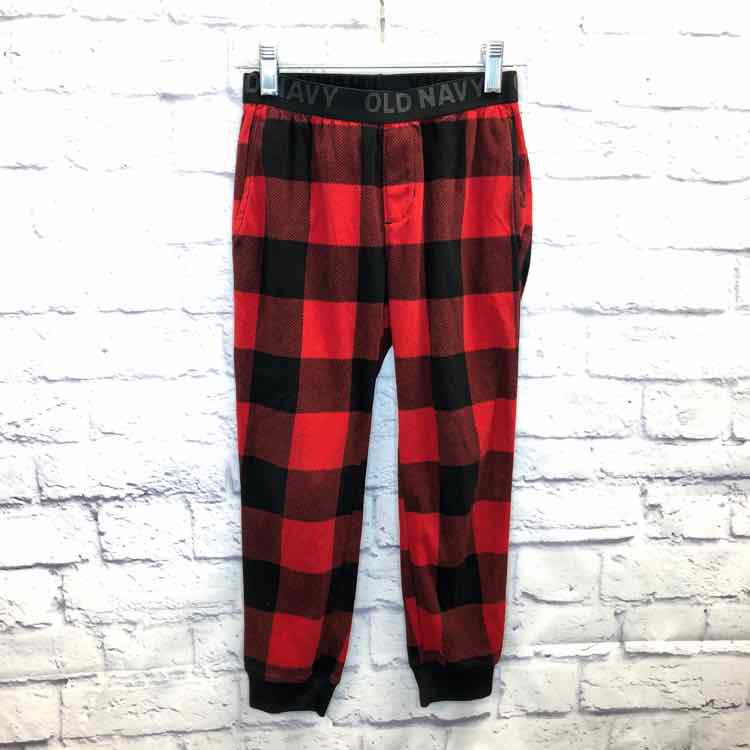 Old Navy Red & Black Size 6 Boys Pajama Pants