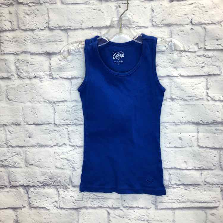 Justice Blue Size 7 Girls Tank Top