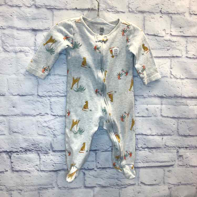 Just One You Gray Size 9 Months Boys Sleeper