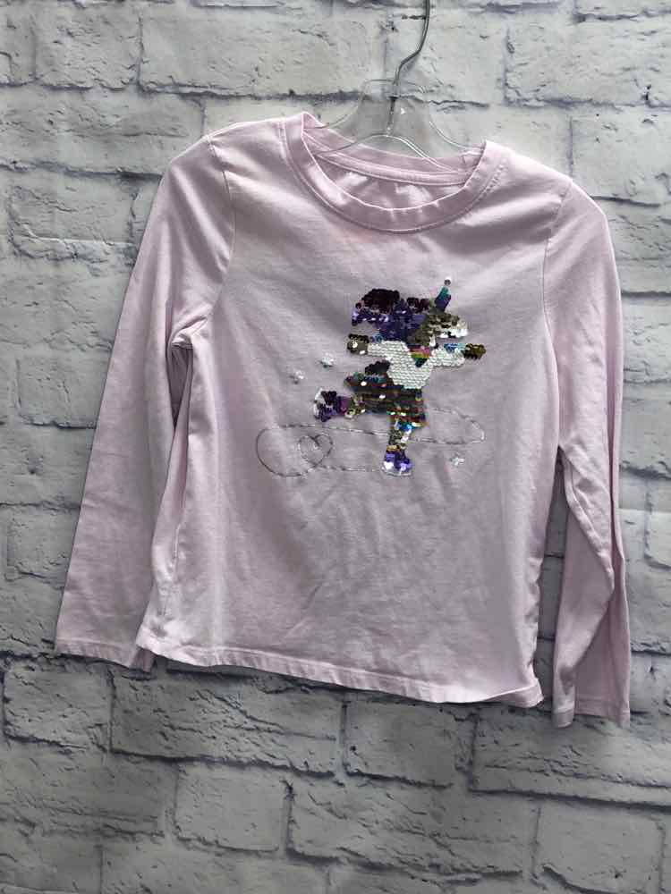 Cat & Jack Pink Size 8 Girls Long Sleeve Shirt