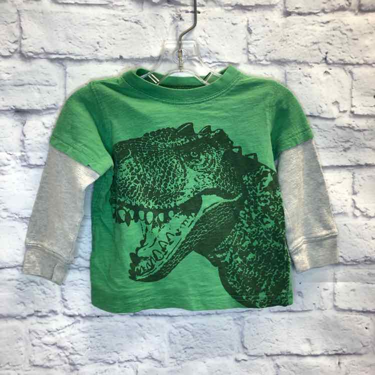 Carters Green Size 24 Months Boys Long Sleeve Shirt