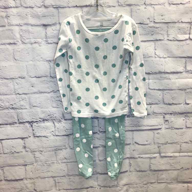 Just One You Green Size 7 Girls Pajamas