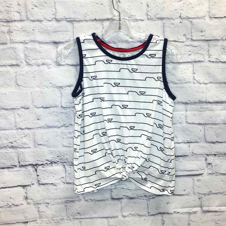 Vineyard Vines for Target White Size 14 Girls Tank Top