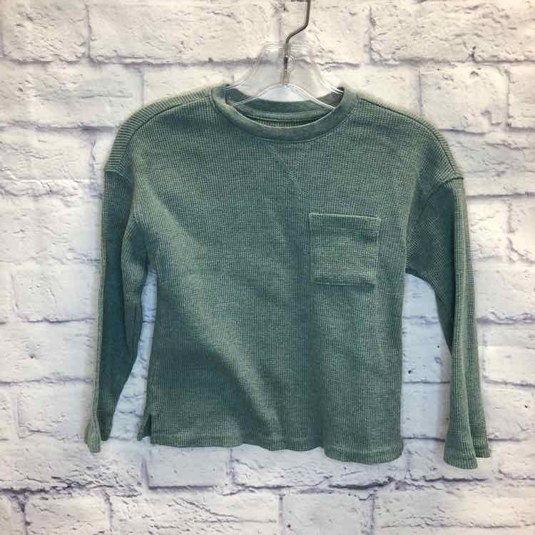 Cat & Jack Green Size 4T Boys Long Sleeve Shirt