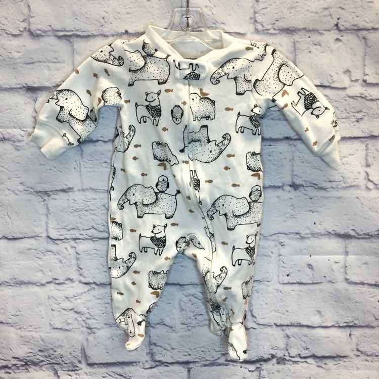 Carters White Size 3 Months Girls Sleeper