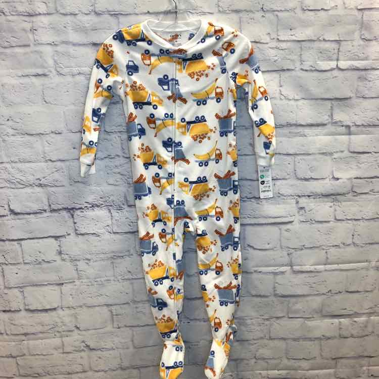 Carters White Size 4T Boys Sleeper