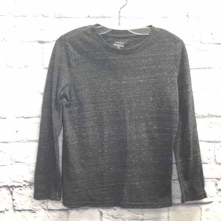 Jumping Beans Gray Size 8 Boys Long Sleeve Shirt