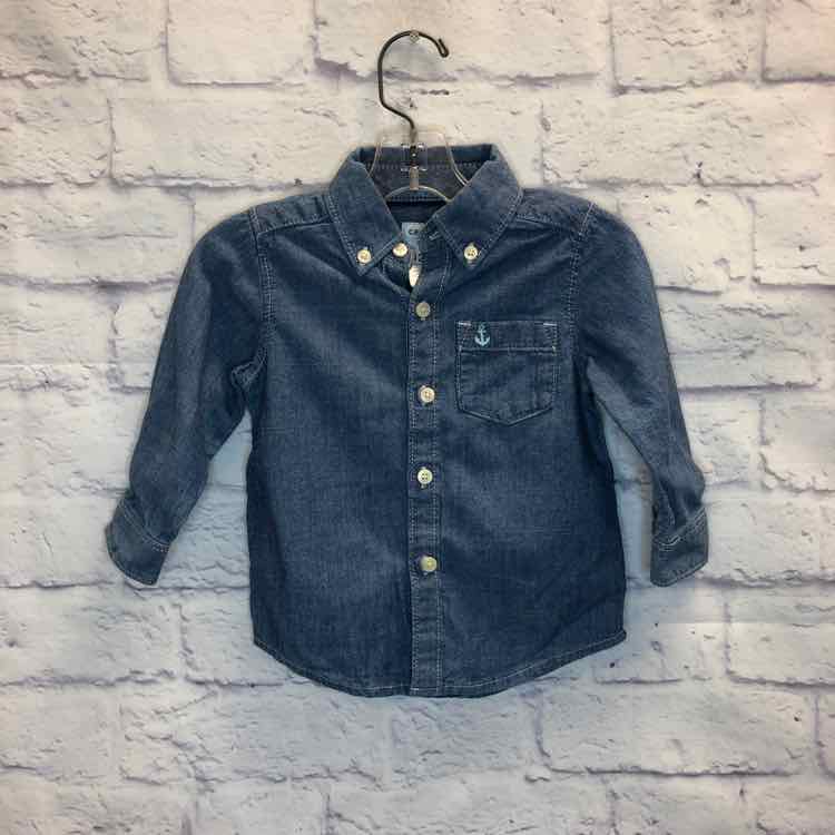 Carters Blue Size 12 Months Boy Polo or Button Down