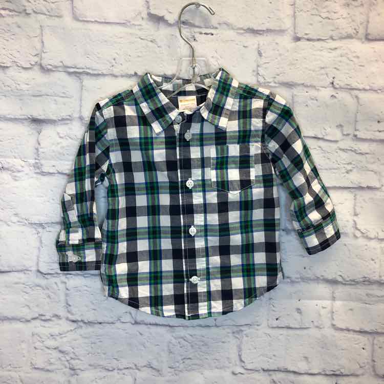 Gymboree Plaid Size 6-12 months Boy Polo or Button Down