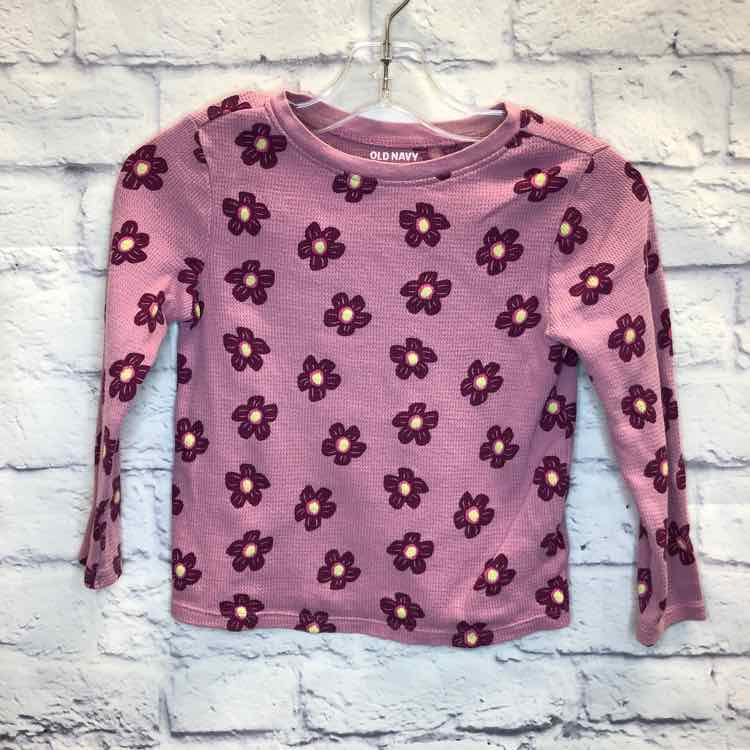 Old Navy Floral Size 4T Girls Long Sleeve Shirt