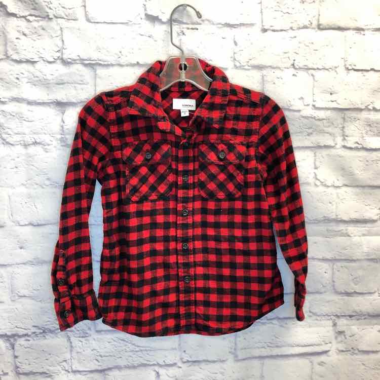 Sonoma Red & Black Size 6 Boy Polo or Button Down