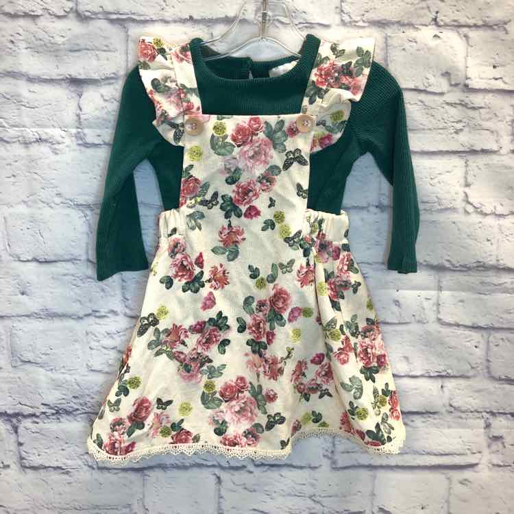 Rare Editions Floral Size 2T Jumper