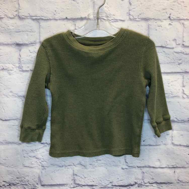 Cat & Jack Green Size 18 Months Boys Long Sleeve Shirt