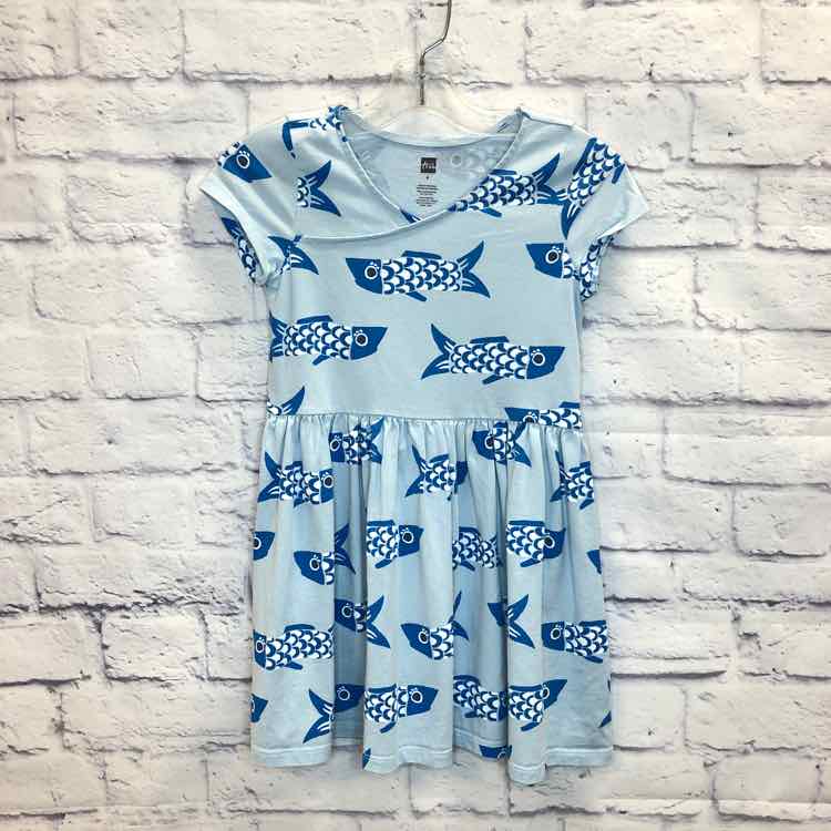 Tea Blue Size 6 Girls Dress