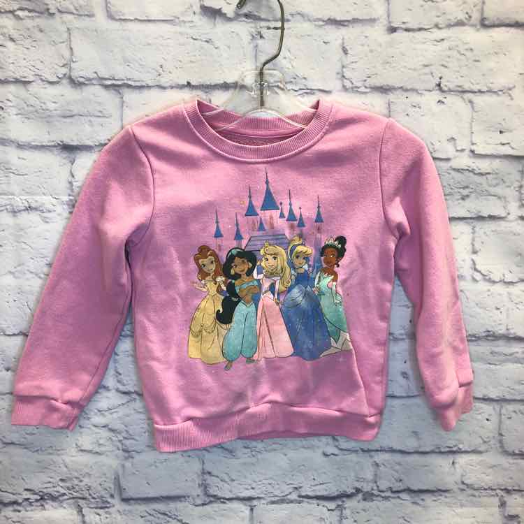 Disney Princess Pink Size 4T Girls Sweatshirt/Hoodie