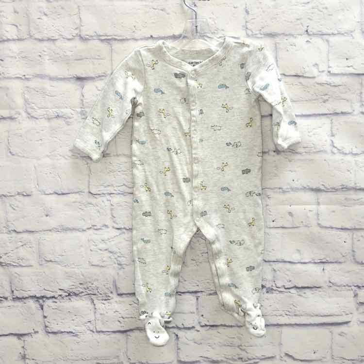 Carters Gray Size 9 Months Boys Sleeper