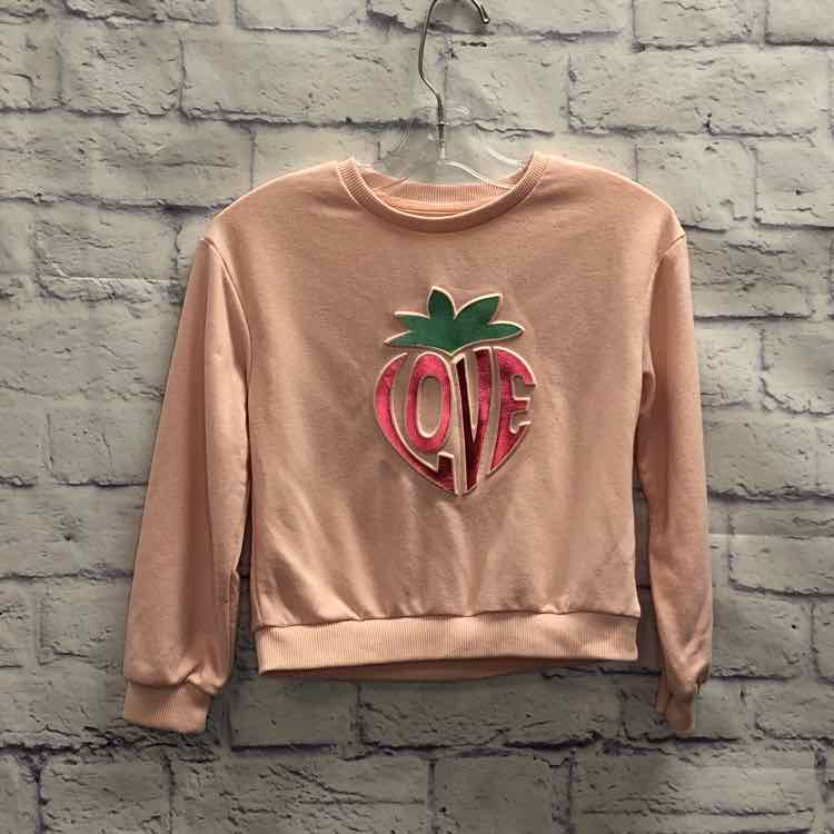 BTween Peach Size 6 Girls Sweatshirt/Hoodie