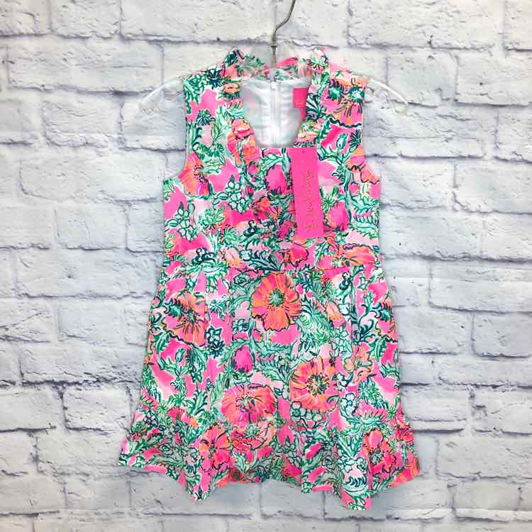 Lilly Pulitzer Perfect Poppy Tersa Dress Size 6 Girls - NWT