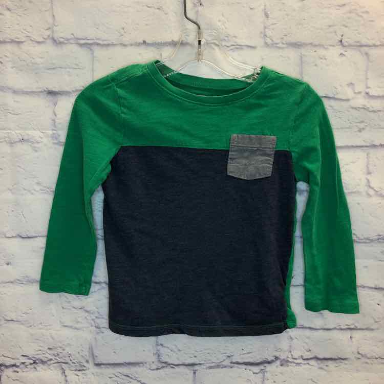 Old Navy Green Size 4T Boys Long Sleeve Shirt