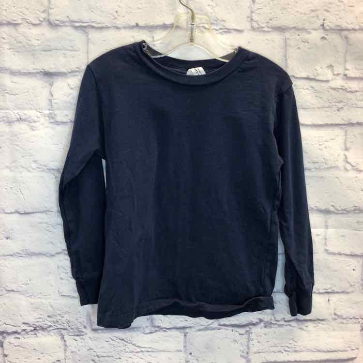 Bella + Canvas Navy Size 4T Girls Long Sleeve Shirt