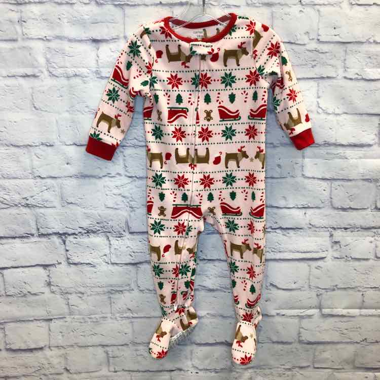 Carters Pink Size 18 Months Fleece Girls Sleeper