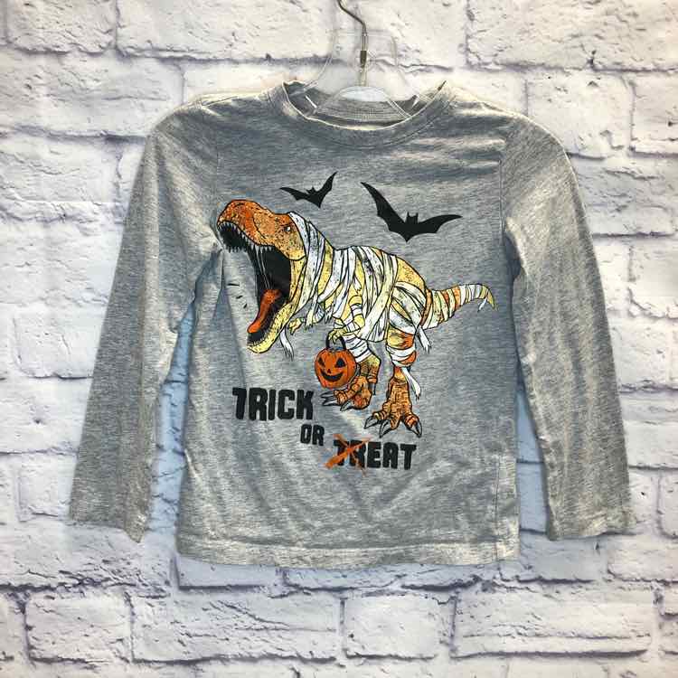 Oshkosh Gray Size 5 Boys Long Sleeve Shirt