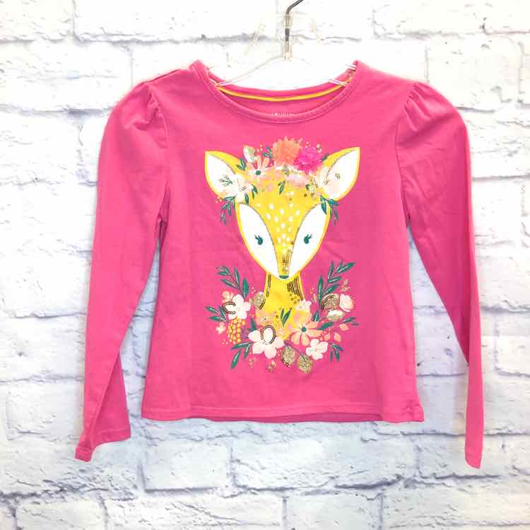 Isaac Mizrahi Pink Size 5 Girls Long Sleeve Shirt