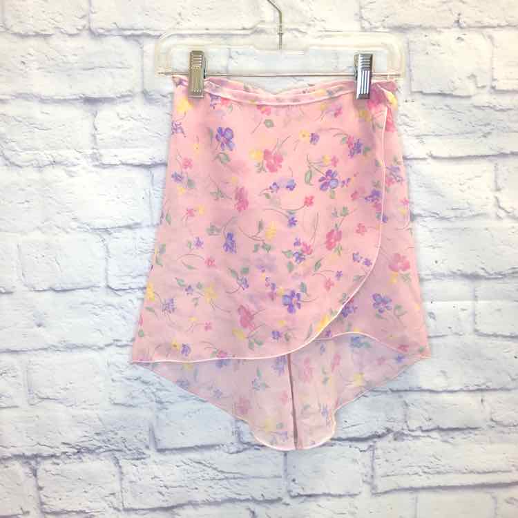 Capezio Pink Size One Size Dance Skirt