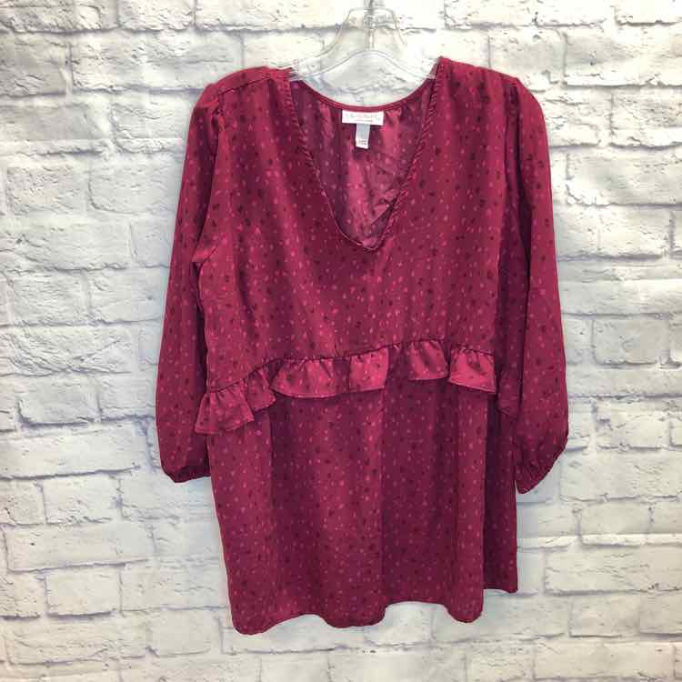 Isabel Maternity Pink Size L Maternity 3/4 Slv Top