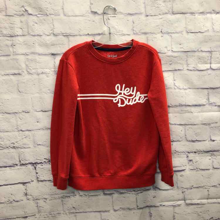 Cat & Jack Red Size 8 Boys Sweatshirts/Hoodie