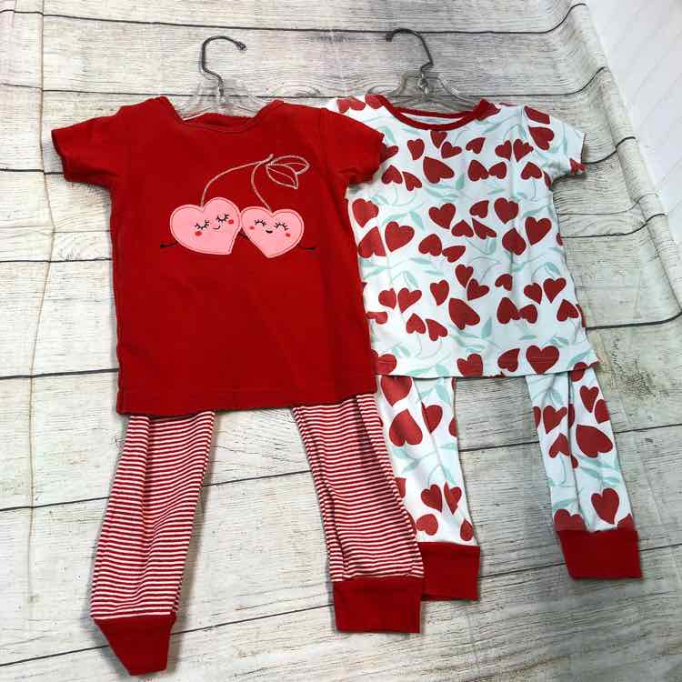 Carters Red Size 4T Girls Pajamas