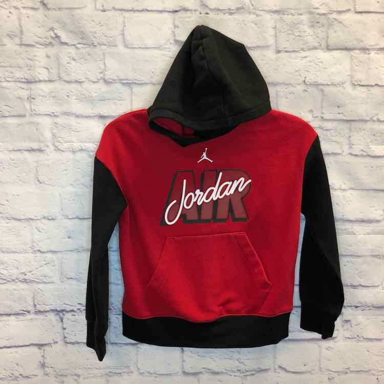 Air Jordan Red & Black Size 10 Girls Sweatshirt/Hoodie