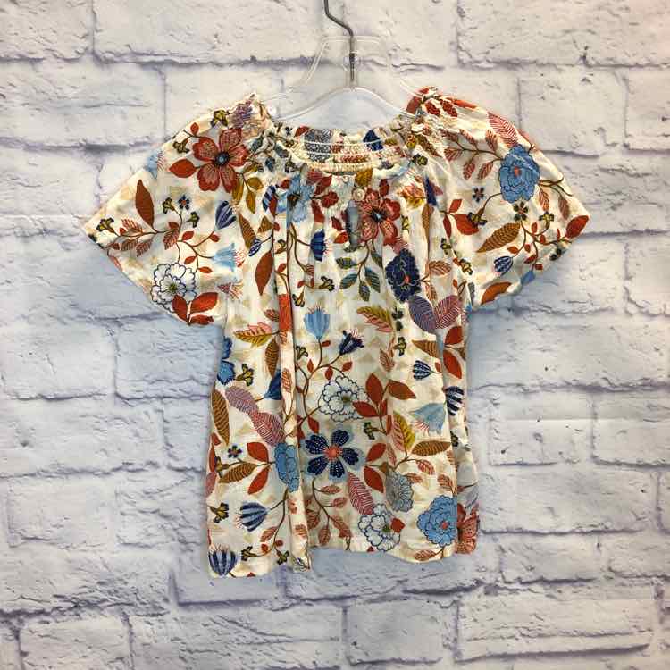 Old Navy Floral Size 3T Girls Short Sleeve Shirt