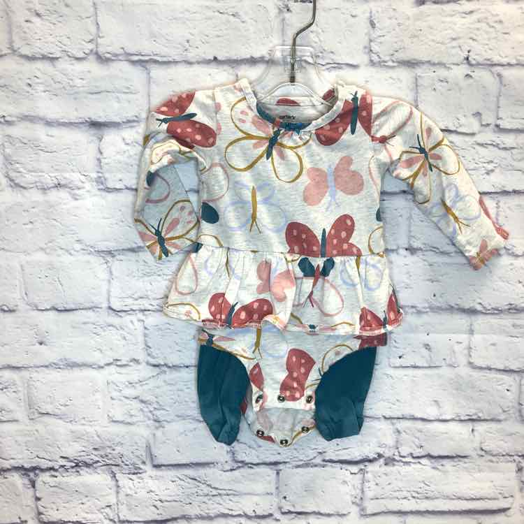 Carters Multi-Color Size 12 Months Girls 2 Piece Outfit