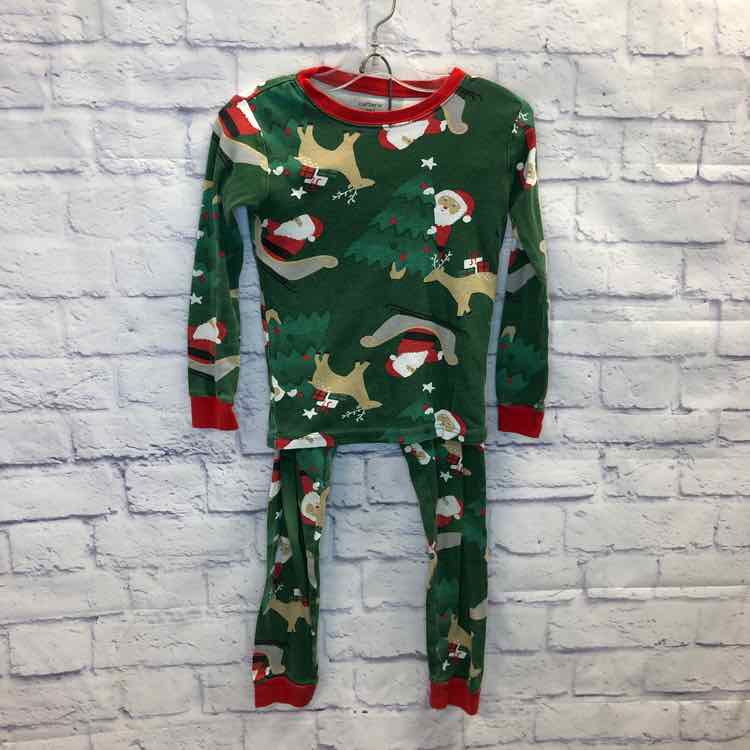 Carters Green Size 8 Boys Pajamas
