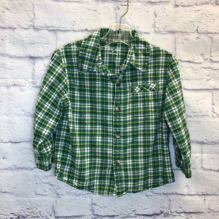 Cherokee Green Size 2T Boy Polo or Button Down