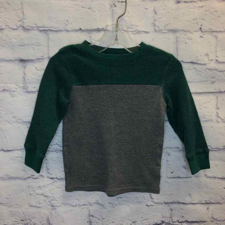 Cat & Jack Green Size 18 Months Boys Long Sleeve Shirt