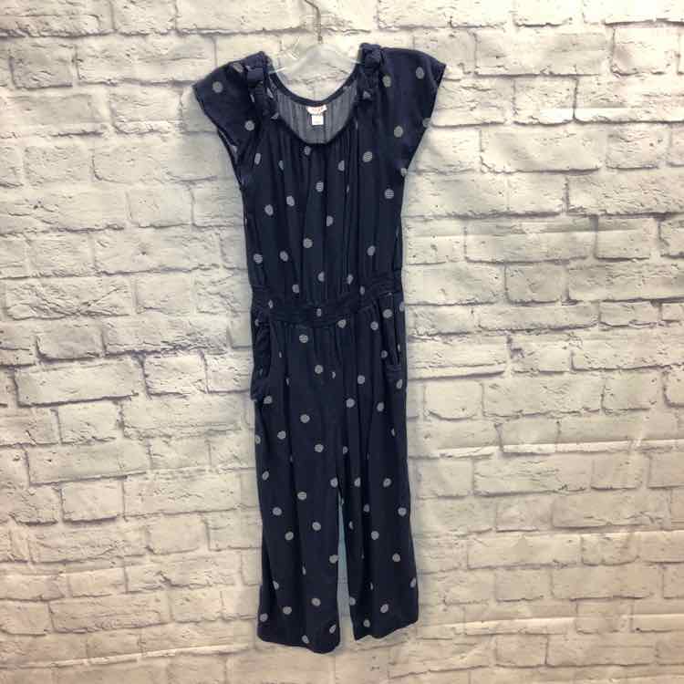 Cat & Jack Navy Size 7 Girls Jumpsuit