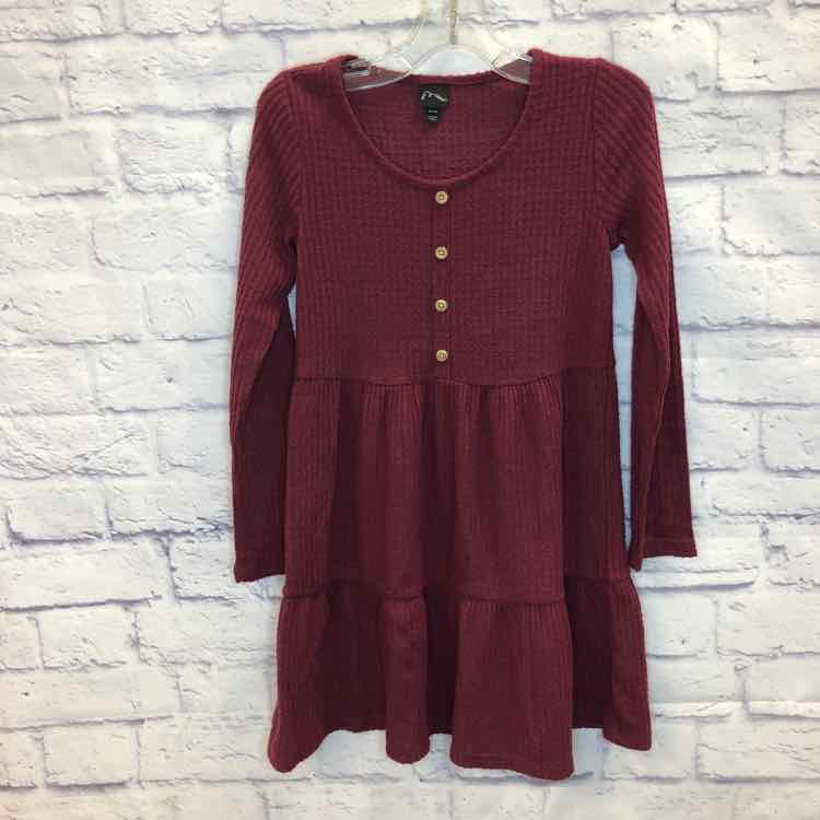 Art Class Maroon Size 7 Girls Dress