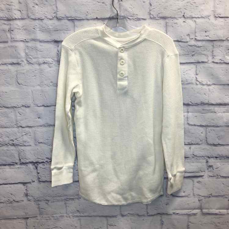Cherokee Cream Size 6 Boys Long Sleeve Shirt